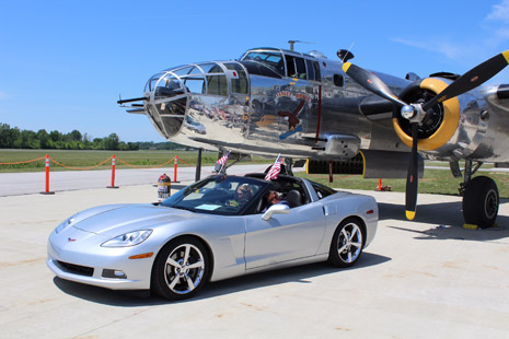 Corvettes at Liberty Aviation Museum